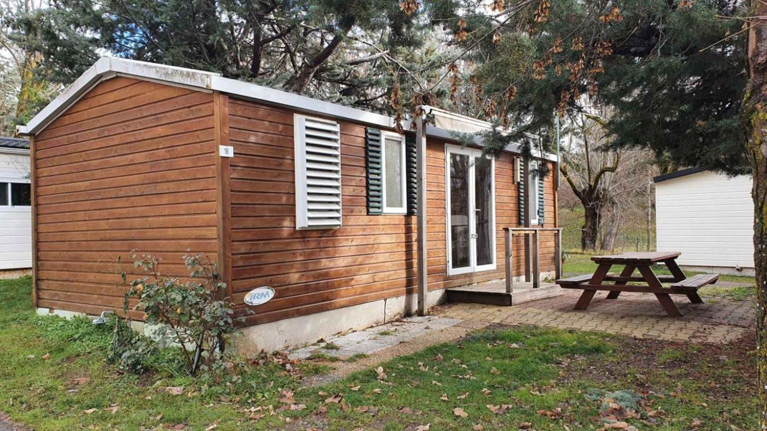 Camping L'Enclave Mobil-Home Estavar ภายนอก รูปภาพ